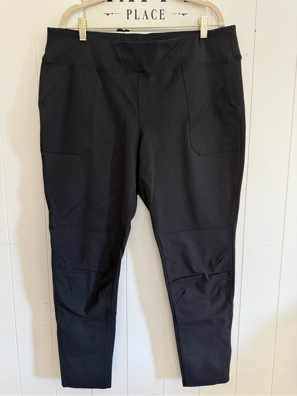 Carhartt Force Womens Utility Stretch Pants Size XL Black Fitted Pull On Slim